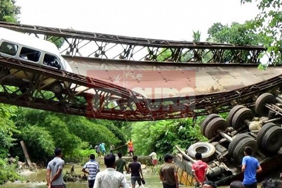Collapse of bridge and resultant stopping of movement continued at Kamalpur: The reluctance of administration remained at its zenith even after accident